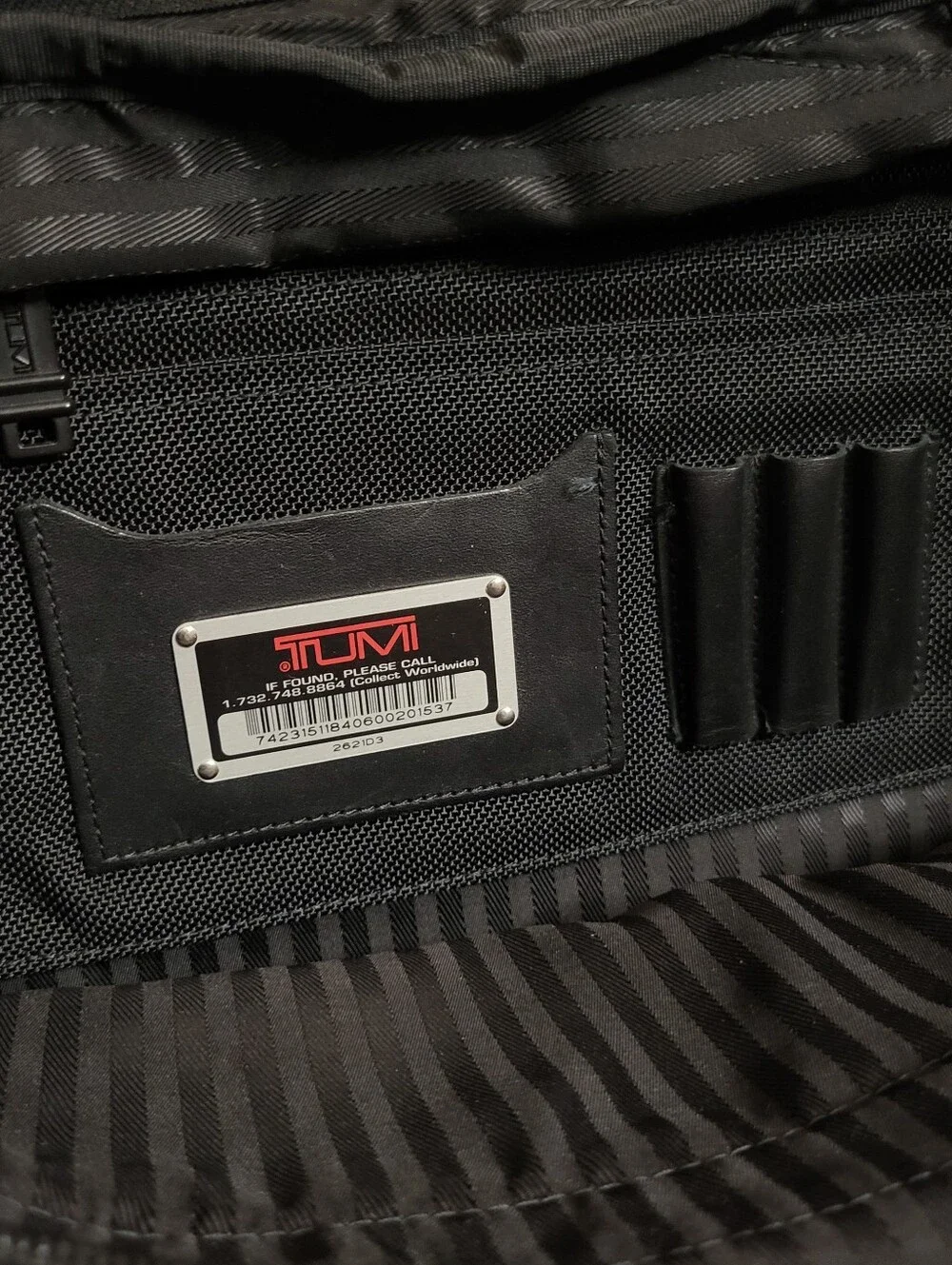 TUMI Alpha Deluxe Shoulder Messenger Bag Multi-Pocket BRIEFCASE Organizer 2621D3